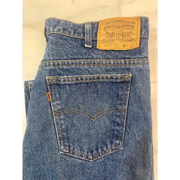 MEN'S VINTAGE LEVI'S 517 Orange Tab, 35"x29" (actual)